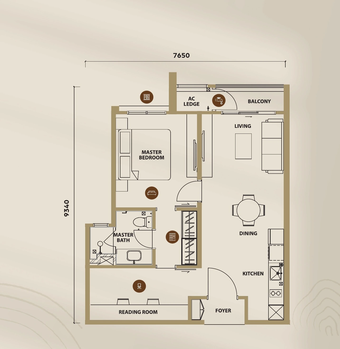 Type A floor plan